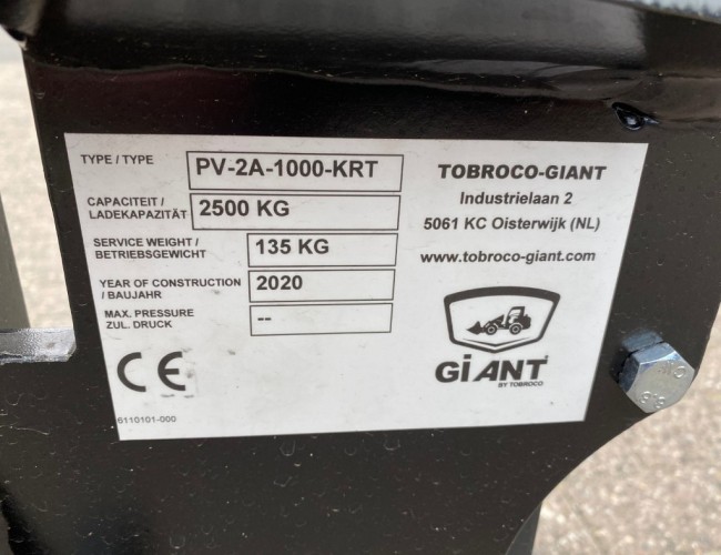2025 Giant Palletbord Short Lift - Extra Hefvermogen ADV1 | Aanbouwdelen | Palletbord