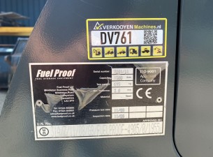 2008 VM Dieseltank 1500 liter met teller 12V