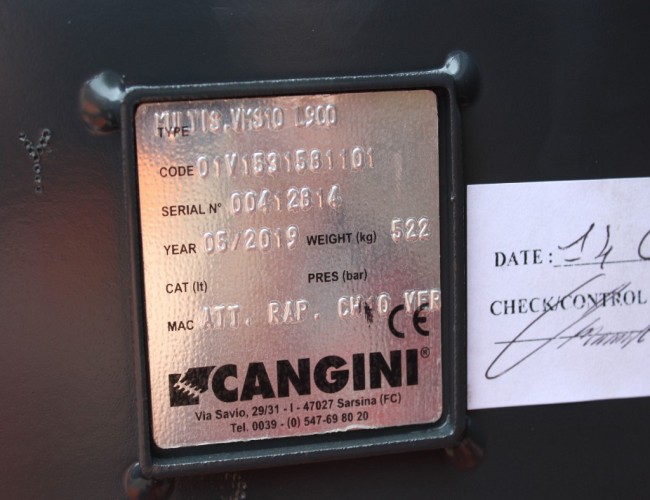 2020 Cangini Benne VMS10 Multiscreening Bucket CW10 Screening Bucket / Zeefbak VK6332 | Aanbouwdelen | Zeef bak