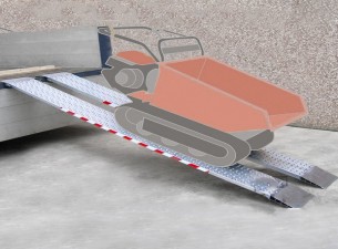 Metalmec M040 Aluminium oprijplaat