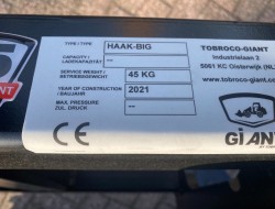 2021 Giant Big Bag Hijsbok / Jip DV850 | Aanbouwdelen | Verleng jib